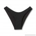 Xhilaration Women High Leg Scoop Waist Bikini Bottom Black B07KQK8HL6